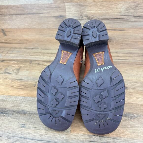 TIMBERLAND ALYSE Women's Size 8 Brown Leather Ankle Chunky Sole Boots 62318 - Picture 5 of 8